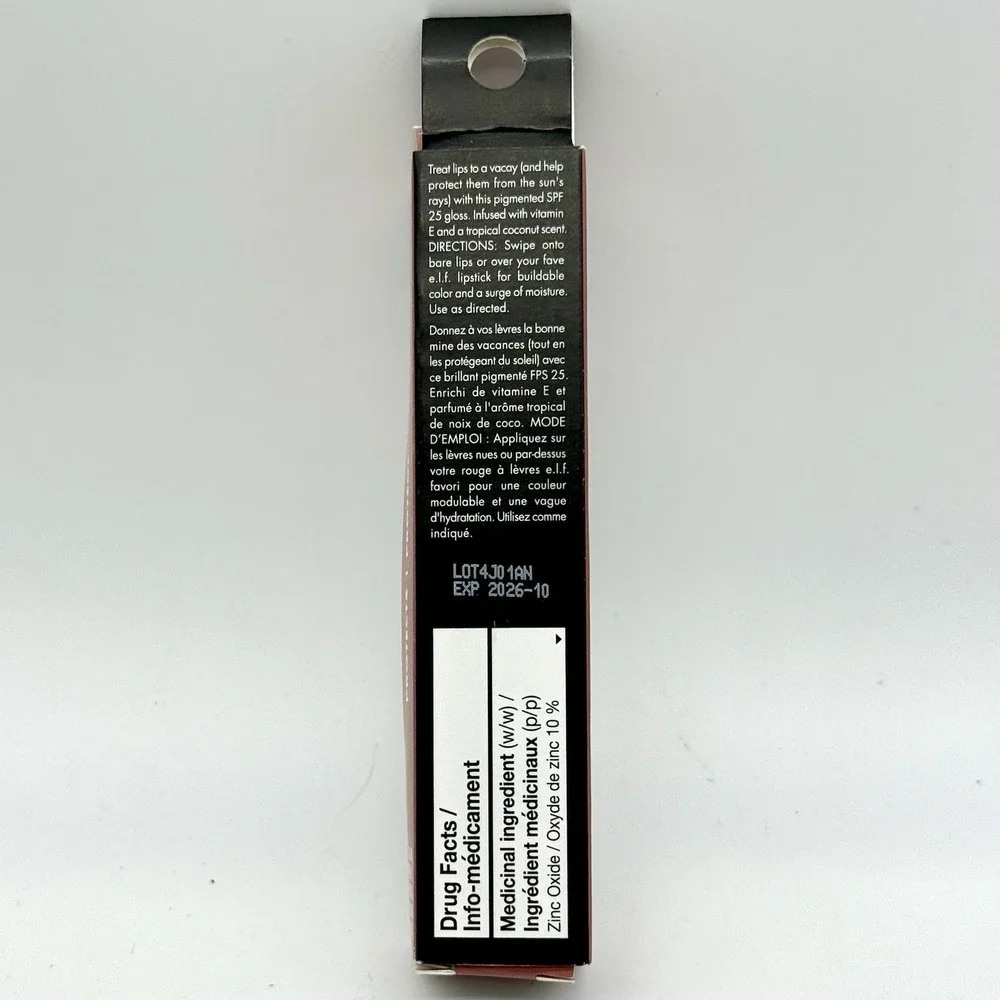 e.l.f. Sun Boss Gloss SPF 25, Pigmented Lip Pink Me Girl New In Box‎